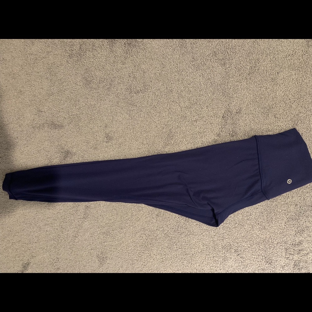 Lululemon Align 7/8 blue 28” leggings